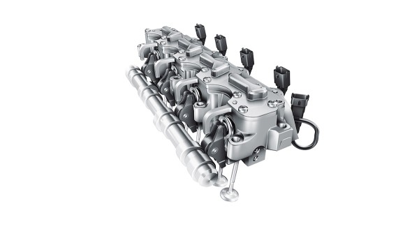 완전 가변 전기유압 UniAir 밸브 제어 시스템(Fully-variable electrohydraulic UniAir valve control system)