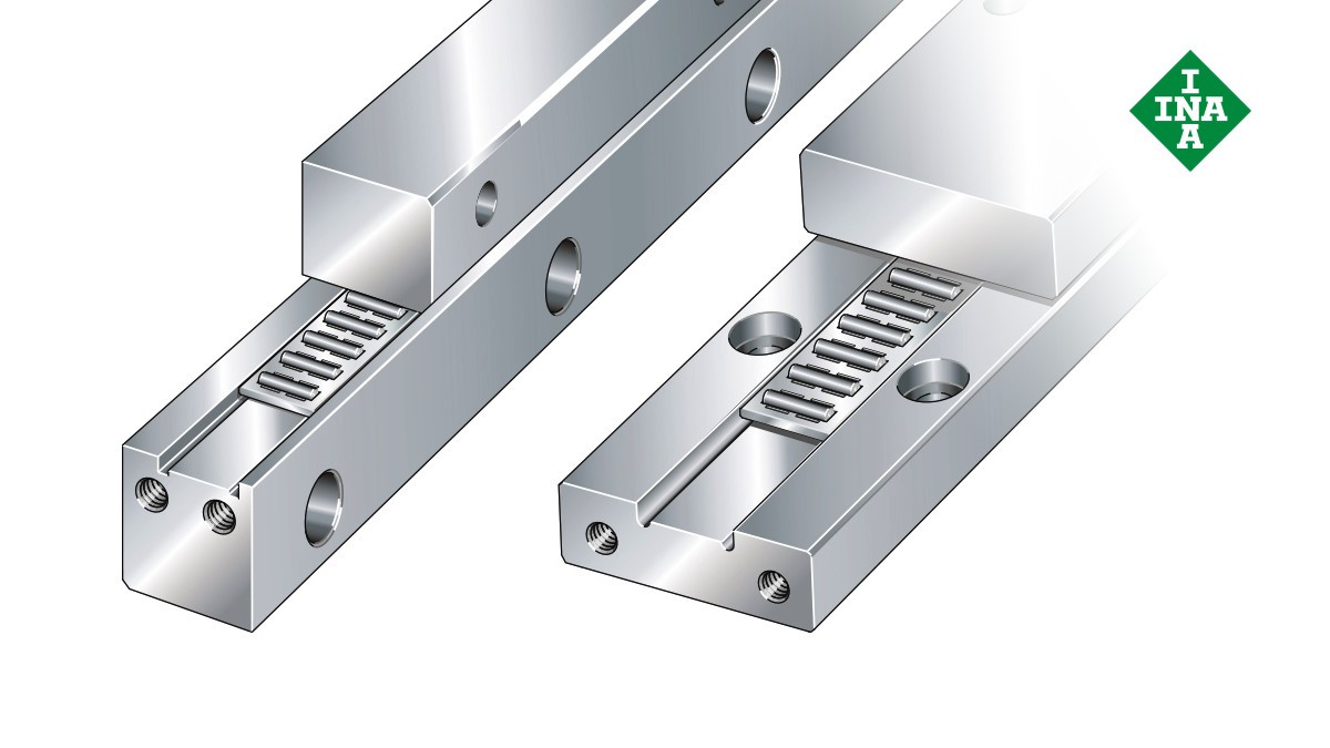 셰플러 리니어 가이드(linear guides): 니들 롤러 플랫 케이지가 있는 J 및 S 가이드웨이(J and S guideways with needle roller flat cage)