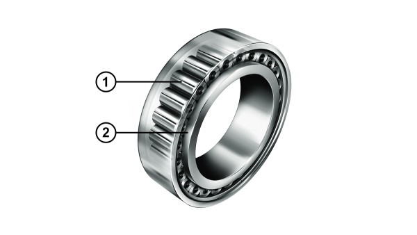 최적화된 턱(rib) 접촉의 원통 롤러 베어링 (Cylindrical roller bearings)
