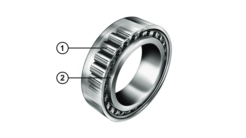 최적화된 턱(rib) 접촉의 원통 롤러 베어링 (Cylindrical roller bearings)
