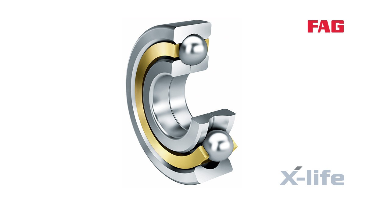 셰플러 구름 베어링과 플레인 베어링: 4점 접촉 볼 베어링 (Four-point contact ball bearings)