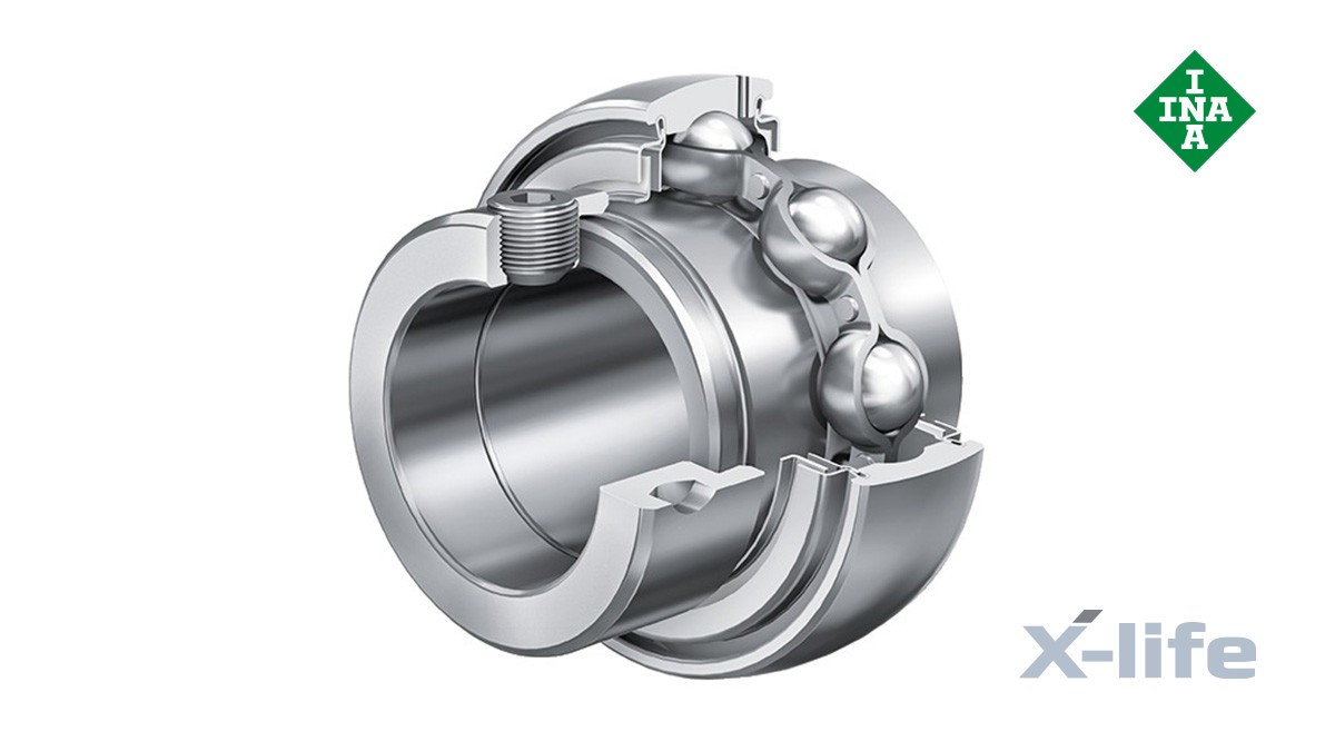 셰플러 구름 베어링과 플레인 베어링: 레이디얼 인서트 볼 베어링 (Radial insert ball bearings)