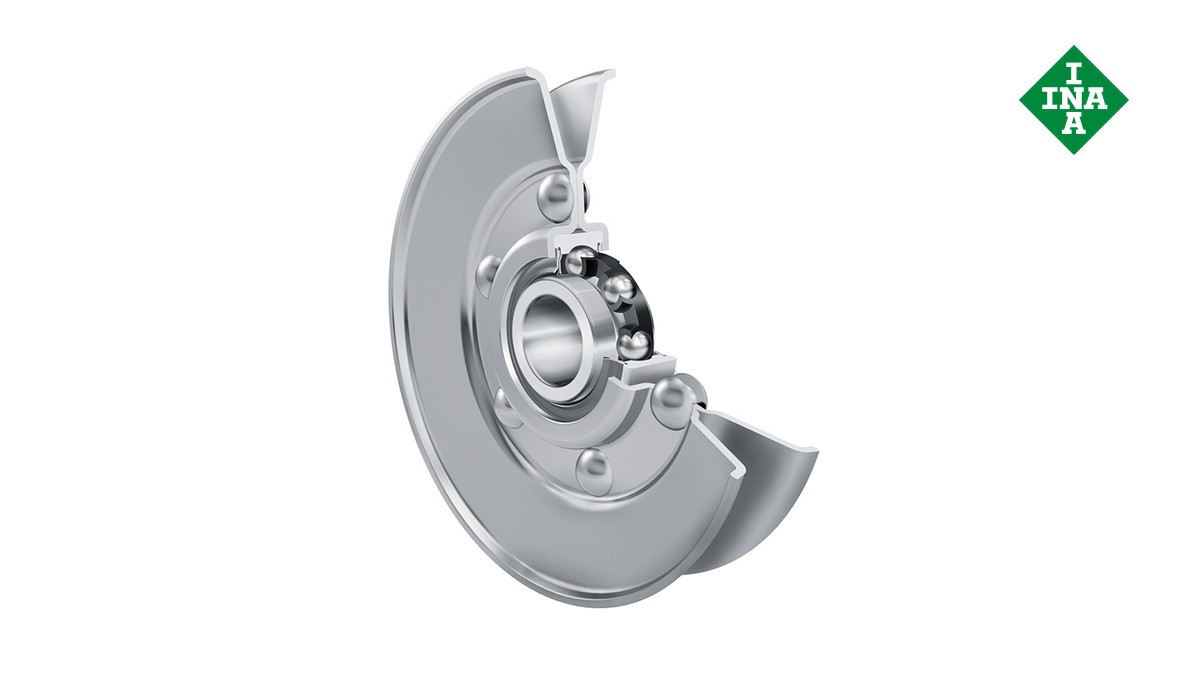 셰플러 구름 베어링과 플레인 베어링: 벨트 텐션 풀리(Belt tension pulleys)